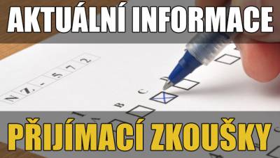 Přijímací zkoušky 2020